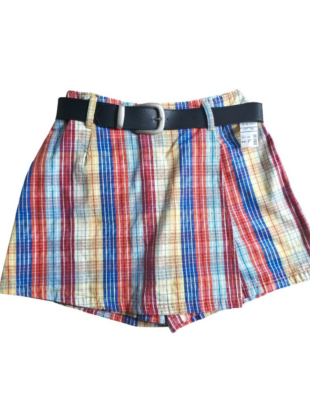 VTG Y2K PLAID SKORT SIZE 6